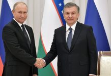 Путин и президент Узбекистана обсудили реализацию совместных проектов